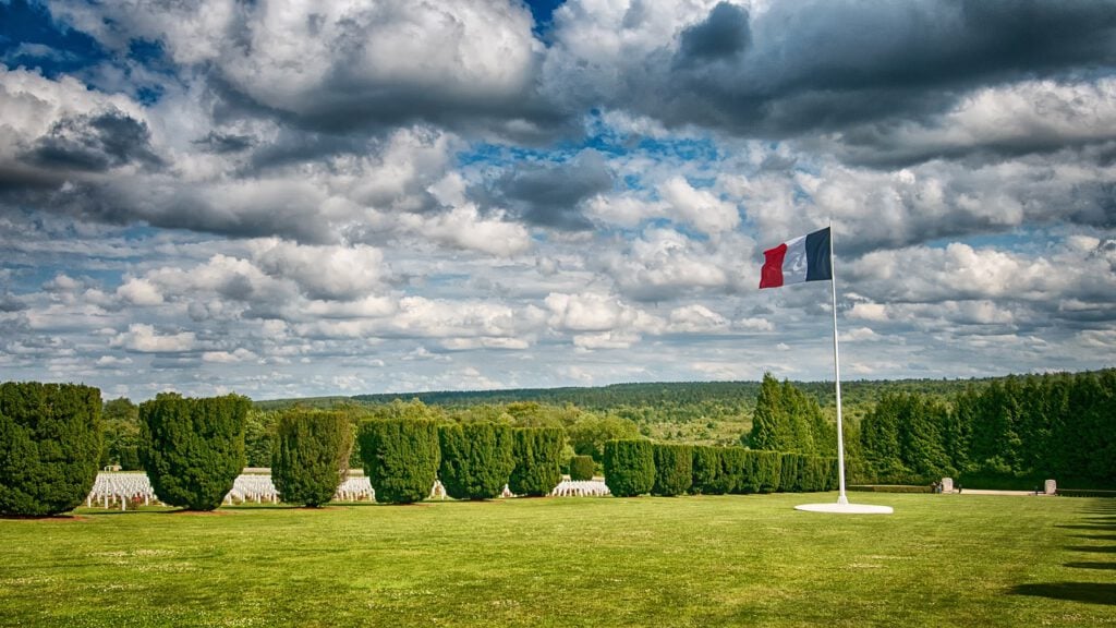 Oorlogsgraven in Verdun