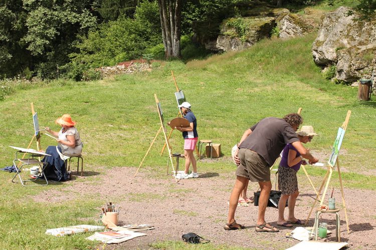 Workshop schilderen Frankrijk chambres d'hôtes