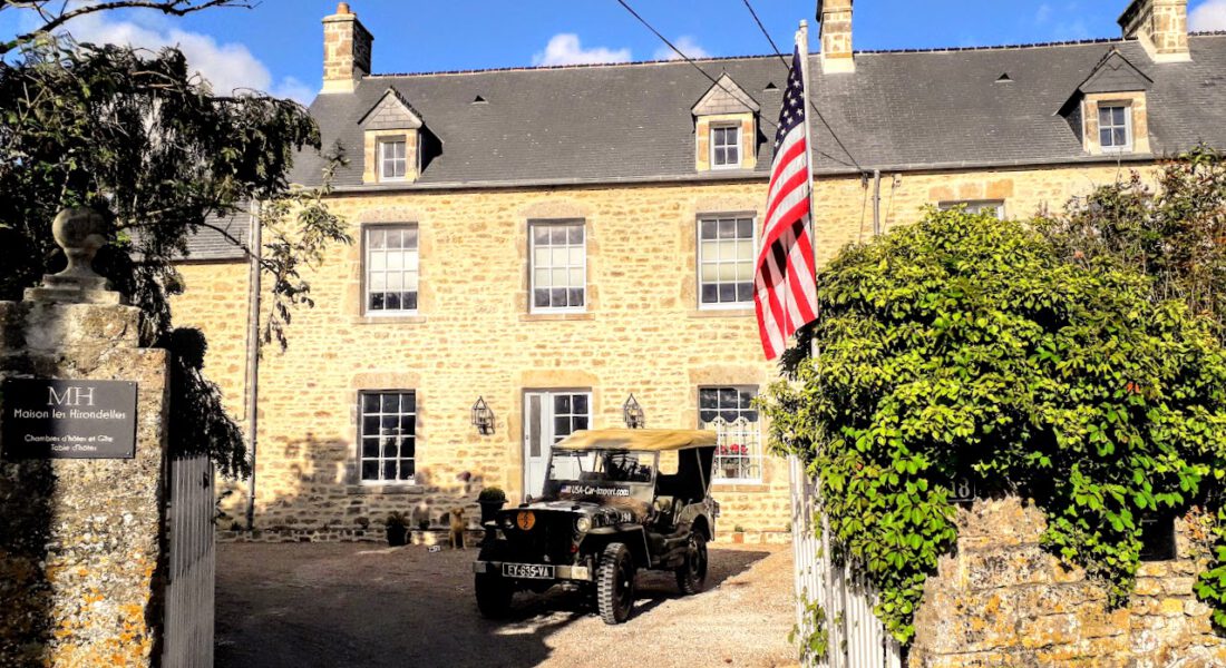 MH, Logeren bij Nederlanders dichtbij Sainte Mere Eglise in Normandië